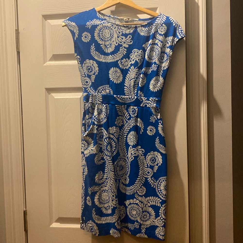 Boden Blue Florrie Jersey Dress